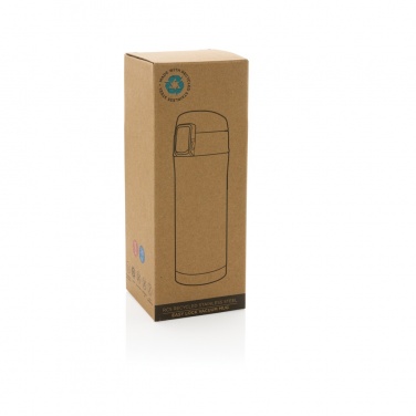 Logotrade promotional merchandise photo of: RCS Recycled stainless steel easy lock vacuum mug