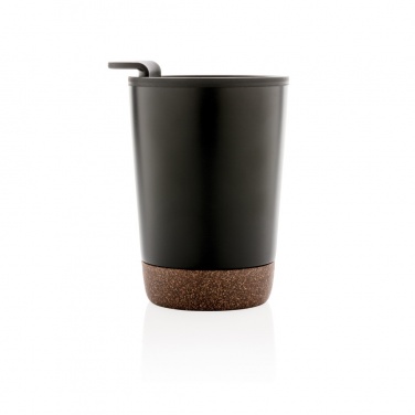 Logotrade business gift image of: GRS RPP stainless steel cork coffee tumbler