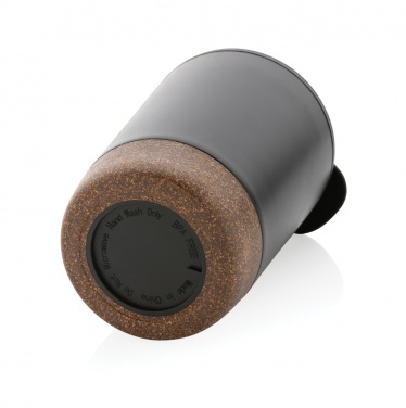Logotrade advertising products photo of: GRS RPP stainless steel cork coffee tumbler
