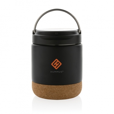 Logo trade promotional merchandise picture of: Savory RCS certified recycled stainless steel foodflask