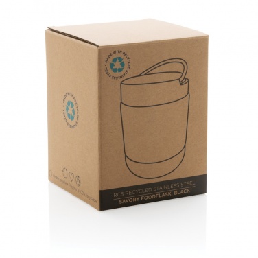 Logo trade business gift photo of: Savory RCS certified recycled stainless steel foodflask