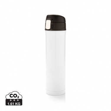 Logotrade promotional product image of: RCS Re-steel easy lock vacuum flask