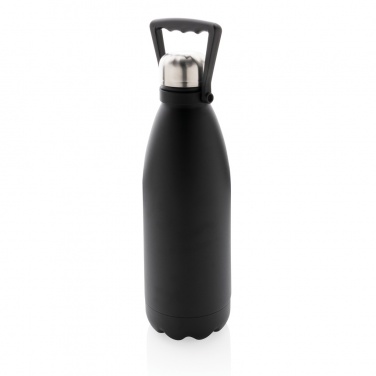 Logotrade corporate gift image of: RCS Recycled stainless steel large vacuum bottle 1.5L