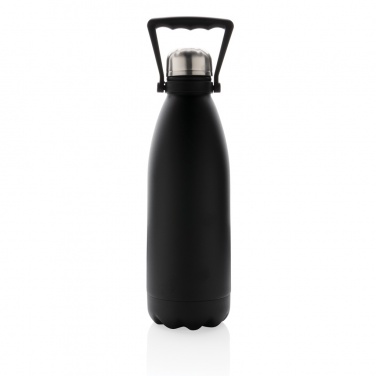 Logo trade promotional products image of: RCS Recycled stainless steel large vacuum bottle 1.5L