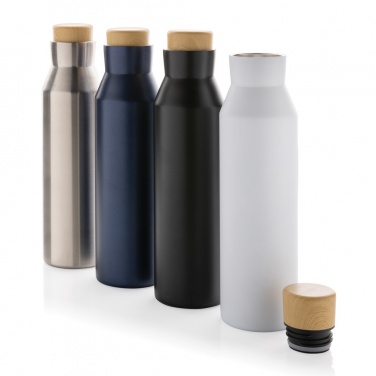 Logo trade business gift photo of: Gaia RCS certified recycled stainless steel vacuum bottle