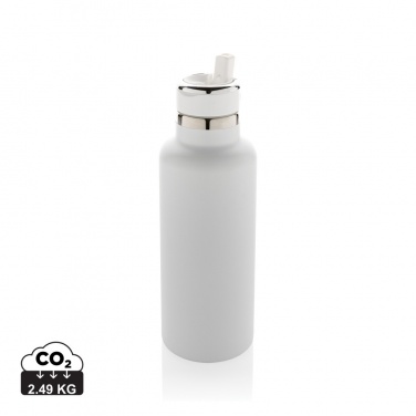 Logo trade business gifts image of: Hydro RCS recycled stainless steel vacuum bottle with spout
