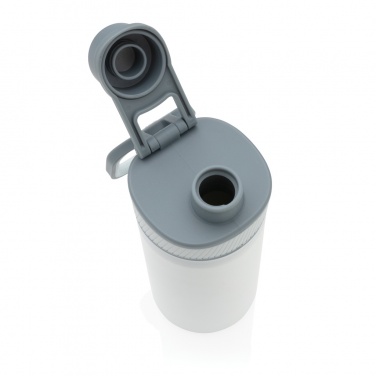 Logo trade promotional products picture of: Vacuum stainless steel bottle with sports lid 550ml