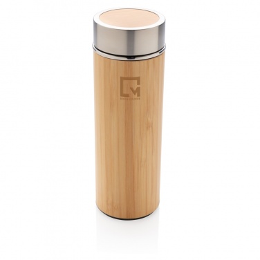 Logotrade promotional gifts photo of: Leak proof bamboo vacuum bottle