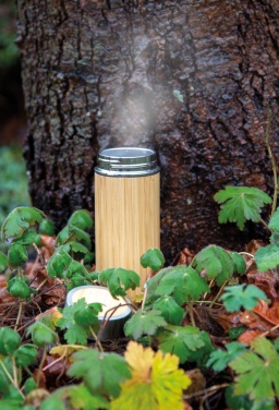 Logotrade corporate gifts photo of: Leak proof bamboo vacuum bottle