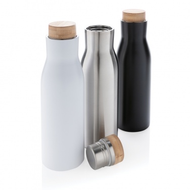 Logo trade advertising product photo of: Clima leakproof vacuum bottle with steel lid