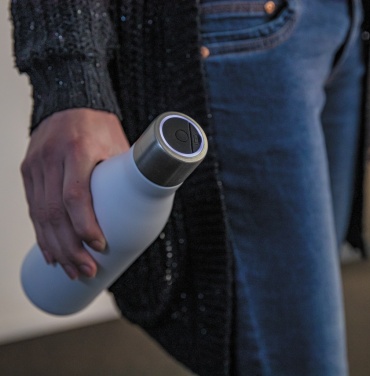 Logo trade advertising product photo of: UV-C steriliser vacuum stainless steel bottle
