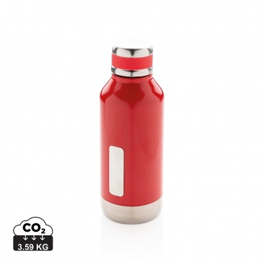 Logotrade promotional giveaway picture of: Leak proof vacuum bottle with logo plate