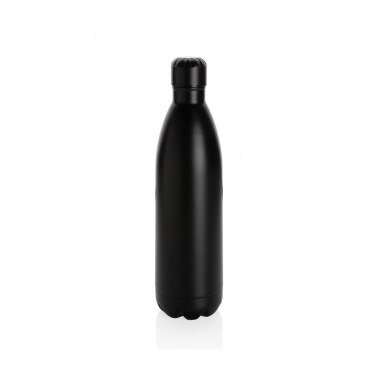 Logo trade advertising product photo of: Solid colour vacuum stainless steel bottle 1L