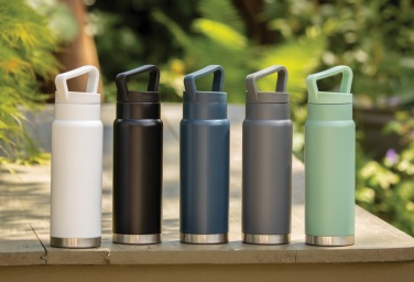 Logo trade promotional merchandise photo of: Leakproof vacuum on-the-go bottle with handle