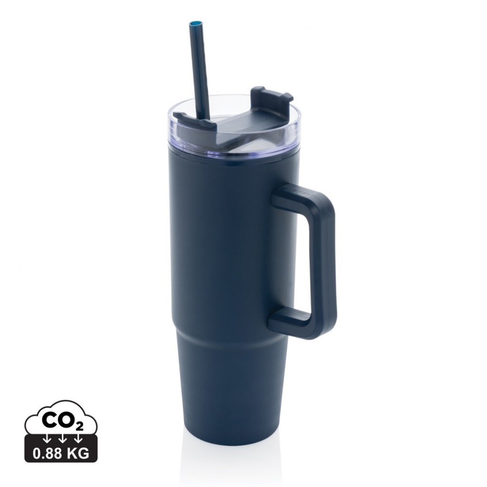 Logo trade promotional merchandise picture of: Tana RCS plastic tumbler with handle 900ml