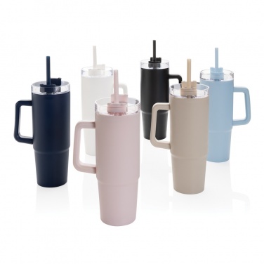 Logo trade promotional products image of: Tana RCS plastic tumbler with handle 900ml