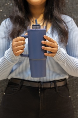 Logo trade promotional gifts picture of: Tana RCS plastic tumbler with handle 900ml