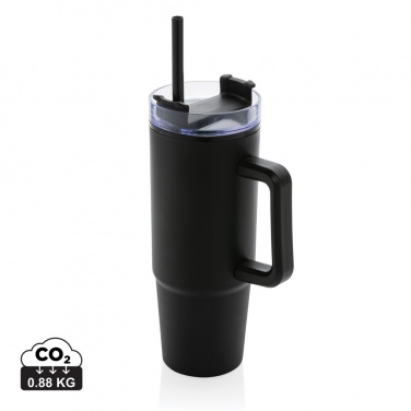 Logotrade advertising product picture of: Tana RCS plastic tumbler with handle 900ml