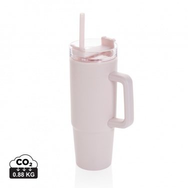 Logo trade corporate gifts picture of: Tana RCS plastic tumbler with handle 900ml