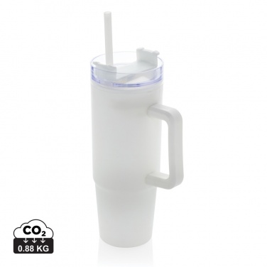 Logo trade advertising product photo of: Tana RCS plastic tumbler with handle 900ml