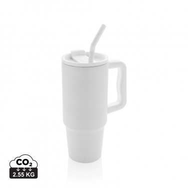 Logo trade advertising products image of: Embrace deluxe RCS recycled stainless steel tumbler 900ml