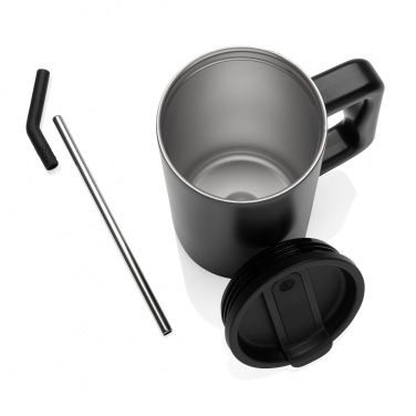 Logo trade corporate gift photo of: Cube RCS certified recycled steel mug 800ml
