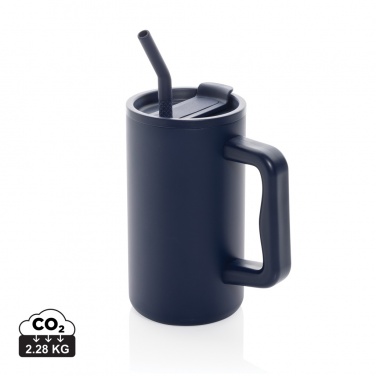 Logotrade advertising product picture of: Cube RCS certified recycled steel mug 800ml