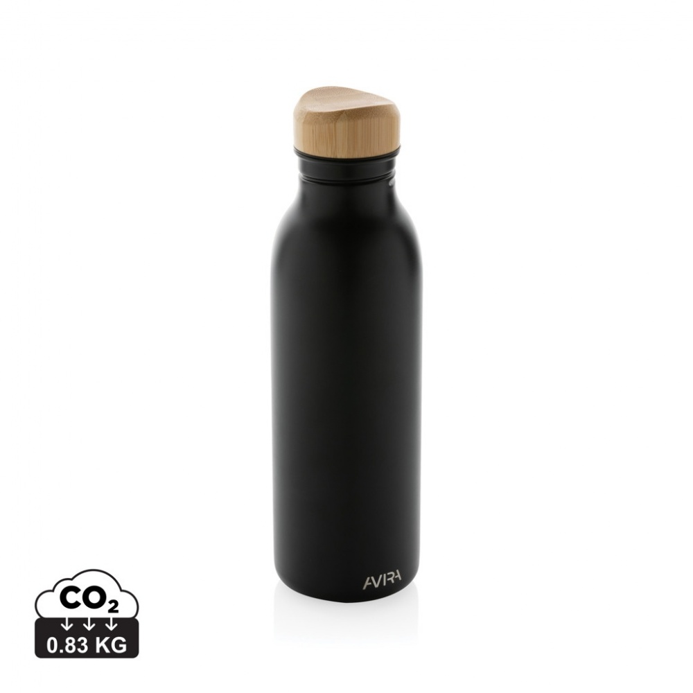 Logo trade promotional gifts image of: Avira Alcor RCS Re-steel single wall water bottle 600 ML