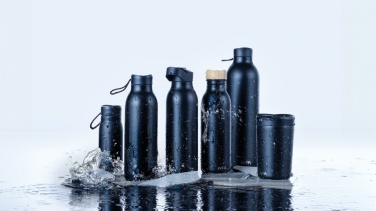 Logo trade promotional giveaways image of: Avira Alcor RCS Re-steel single wall water bottle 600 ML