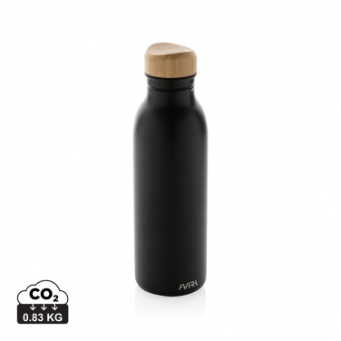 Logo trade promotional product photo of: Avira Alcor RCS Re-steel single wall water bottle 600 ML