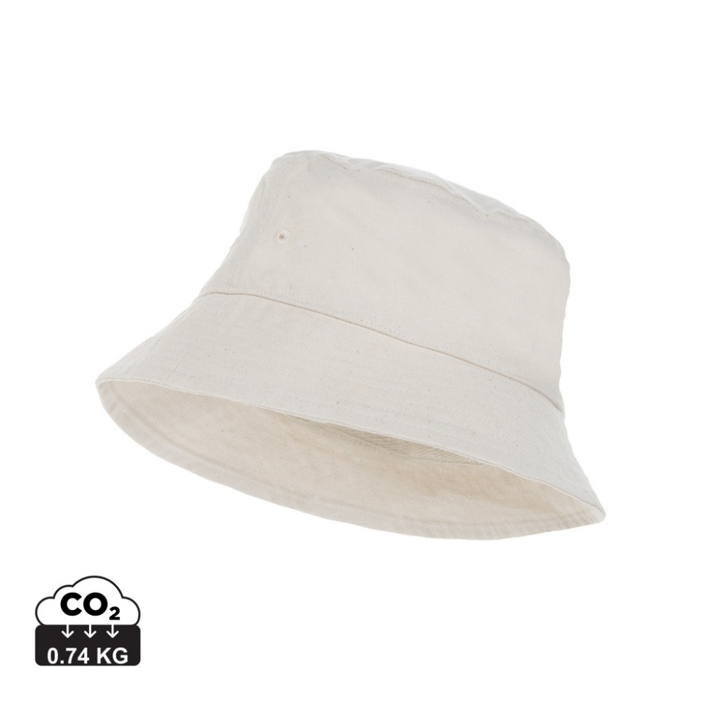 Logotrade promotional merchandise image of: Impact Aware™ 285 gsm rcanvas one size bucket hat undyed