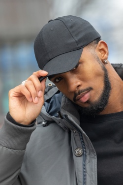 Logotrade promotional gift picture of: Impact 6 panel 280gr Recycled cotton cap with AWARE™ tracer