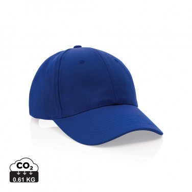 Logo trade corporate gift photo of: Impact 6 panel 280gr Recycled cotton cap with AWARE™ tracer