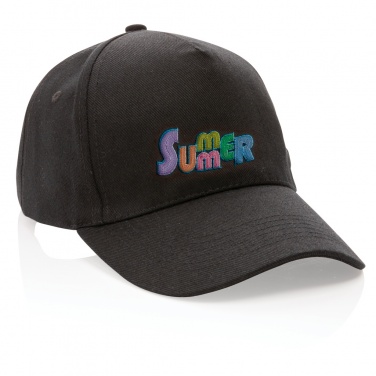 Logotrade promotional gifts photo of: Impact 5panel 280gr Recycled cotton cap with AWARE™ tracer