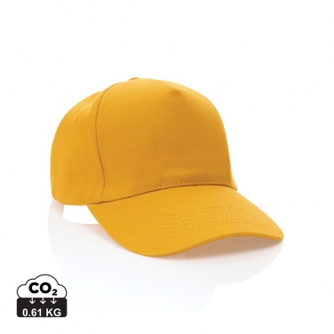 Logo trade advertising products image of: Impact 5panel 280gr Recycled cotton cap with AWARE™ tracer