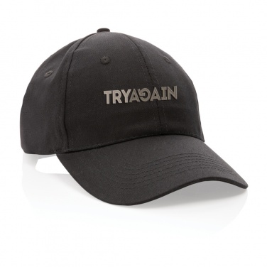 Logotrade promotional merchandise picture of: Impact 6 panel 190gr Recycled cotton cap with AWARE™ tracer