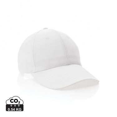 Logo trade advertising product photo of: Impact 6 panel 190gr Recycled cotton cap with AWARE™ tracer