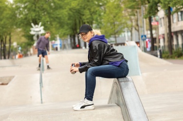 Logotrade promotional gifts photo of: Impact AWARE™ Brushed rcotton 5 panel trucker cap 190gr