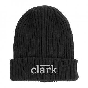 Logo trade corporate gifts image of: Impact AWARE™  Polylana® double knitted beanie