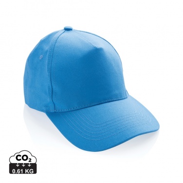 Logotrade advertising product image of: Impact 5panel 280gr Recycled cotton cap with AWARE™ tracer