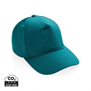 Logotrade promotional merchandise photo of: Impact 5panel 280gr Recycled cotton cap with AWARE™ tracer