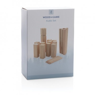 Logotrade advertising product image of: Wooden kubb set