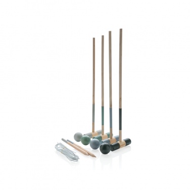 Logo trade promotional product photo of: Wooden croquet set