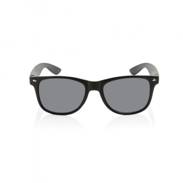 Logo trade promotional gift photo of: GRS recycled PC plastic sunglasses with cork