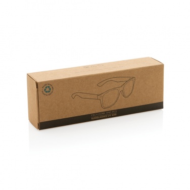 Logo trade promotional product photo of: GRS recycled PC plastic sunglasses with cork