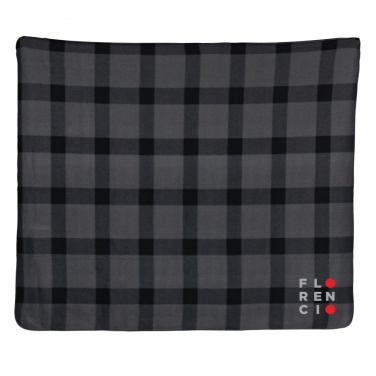 Logo trade advertising product photo of: Soft plaid fleece blanket