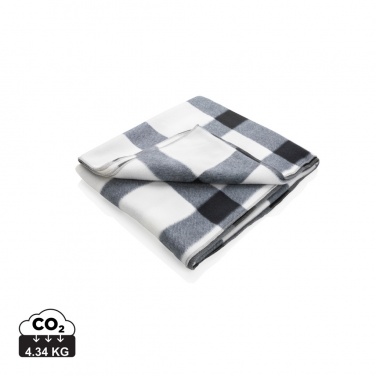Logo trade advertising product photo of: Soft plaid fleece blanket