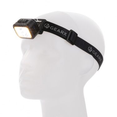 Logotrade promotional merchandise image of: Gear X RCS rPlastic heavy duty head torch
