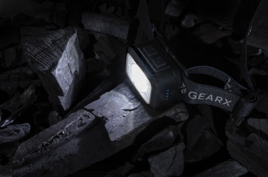Logotrade promotional item picture of: Gear X RCS rPlastic heavy duty head torch