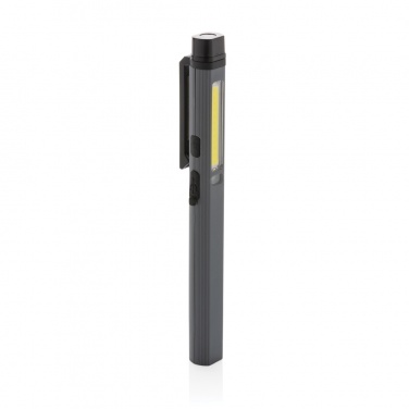 Logo trade promotional product photo of: Gear X RCS recycled plastic USB rechargeable pen light
